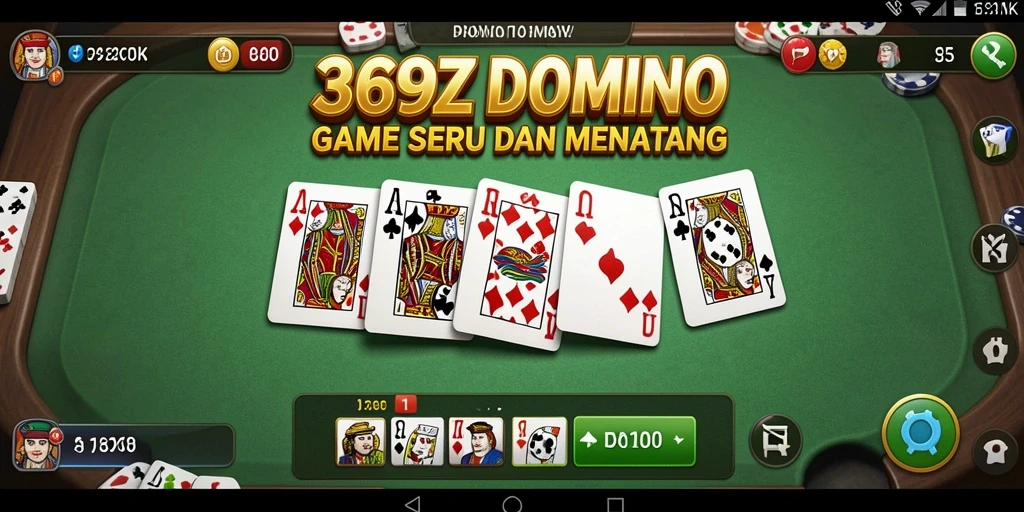 Tampilan menggembirakan dari gameplay Domino di 369ZK.