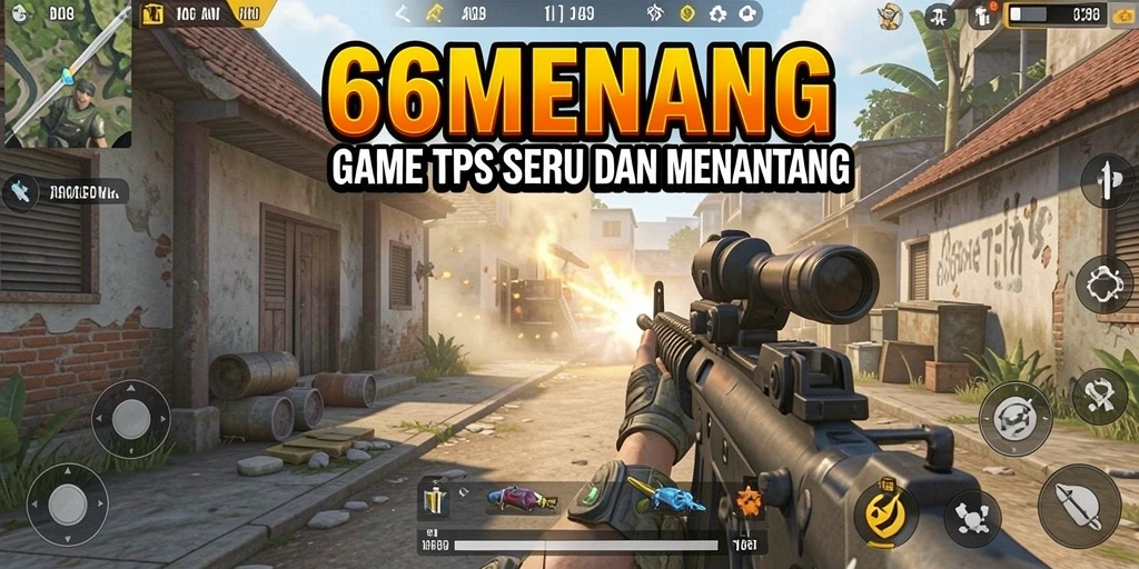 Tampilan seru dari gameplay TPS 66MENANG.