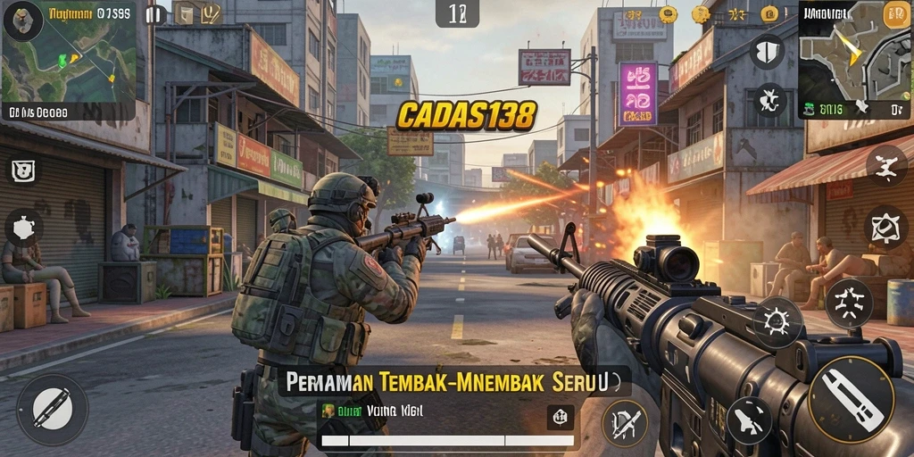 Tangkap aksi seru dalam gameplay TPS CADAS138.