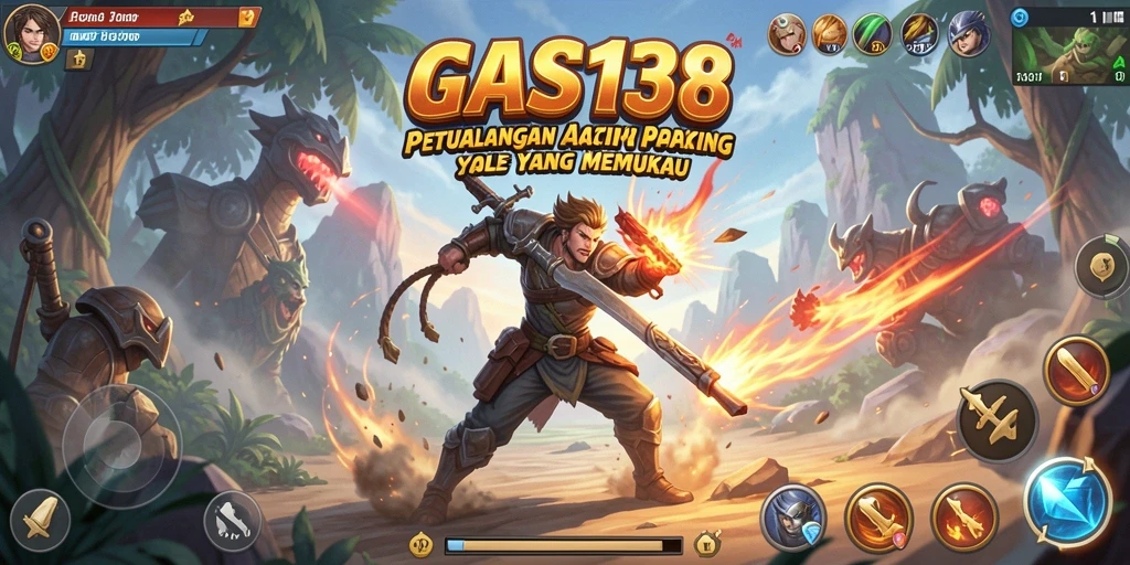 Gameplay menegangkan dengan pertarungan seru di GAS138.