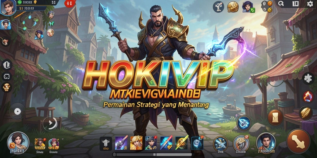 Tampilan gameplay HOKIVIP yang menegangkan dengan strategi mendalam.