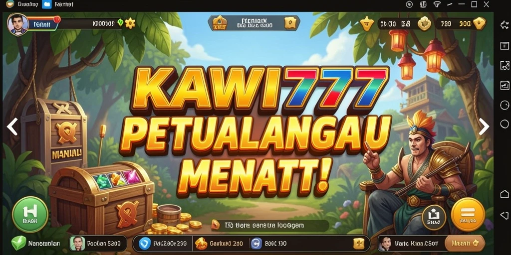 Gameplay KAWI777 menampilkan karakter menjelajahi dunia petualangan yang menakjubkan.