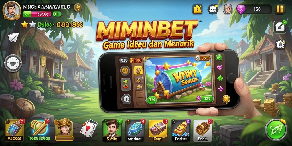 Screenshot MIMINBET menampilkan gameplay Idle yang menarik.