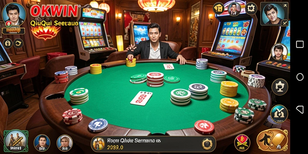 Tampilan gameplay QiuQiu yang seru dan menantang.