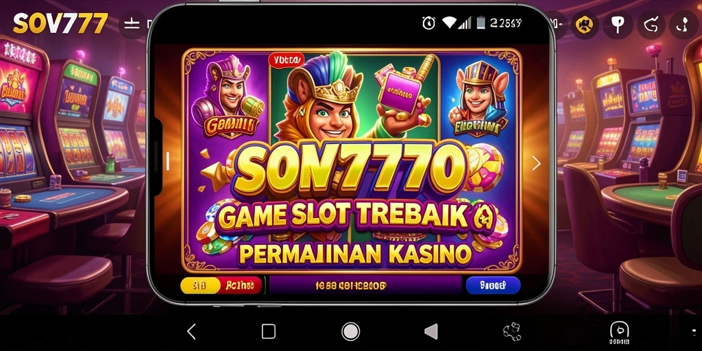 Gameplay menarik SOV777 dengan tema dan fitur slot yang beragam.